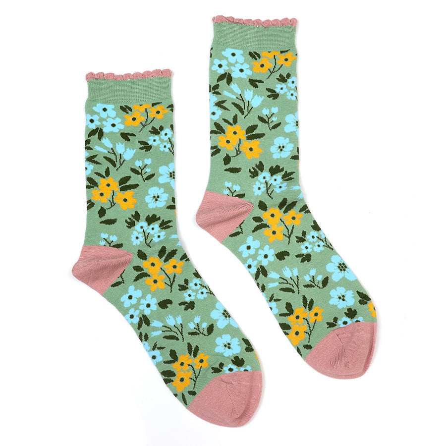 Mix Floral Ankle Socks