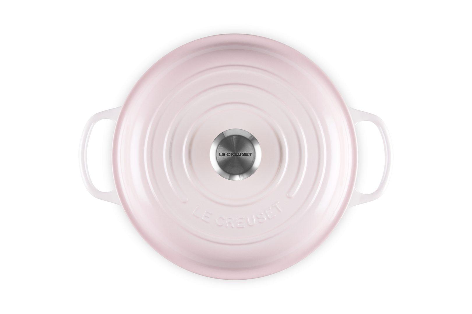 Signature Cast Iron Shallow Casserole | Shell Pink 26cm/2.2L