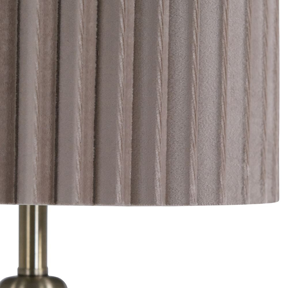Buffet Table Lamp | Beige & Grey
