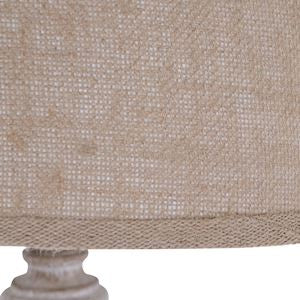 SANTIAGO FLOOR LAMP WITH BURLAP SHADE
