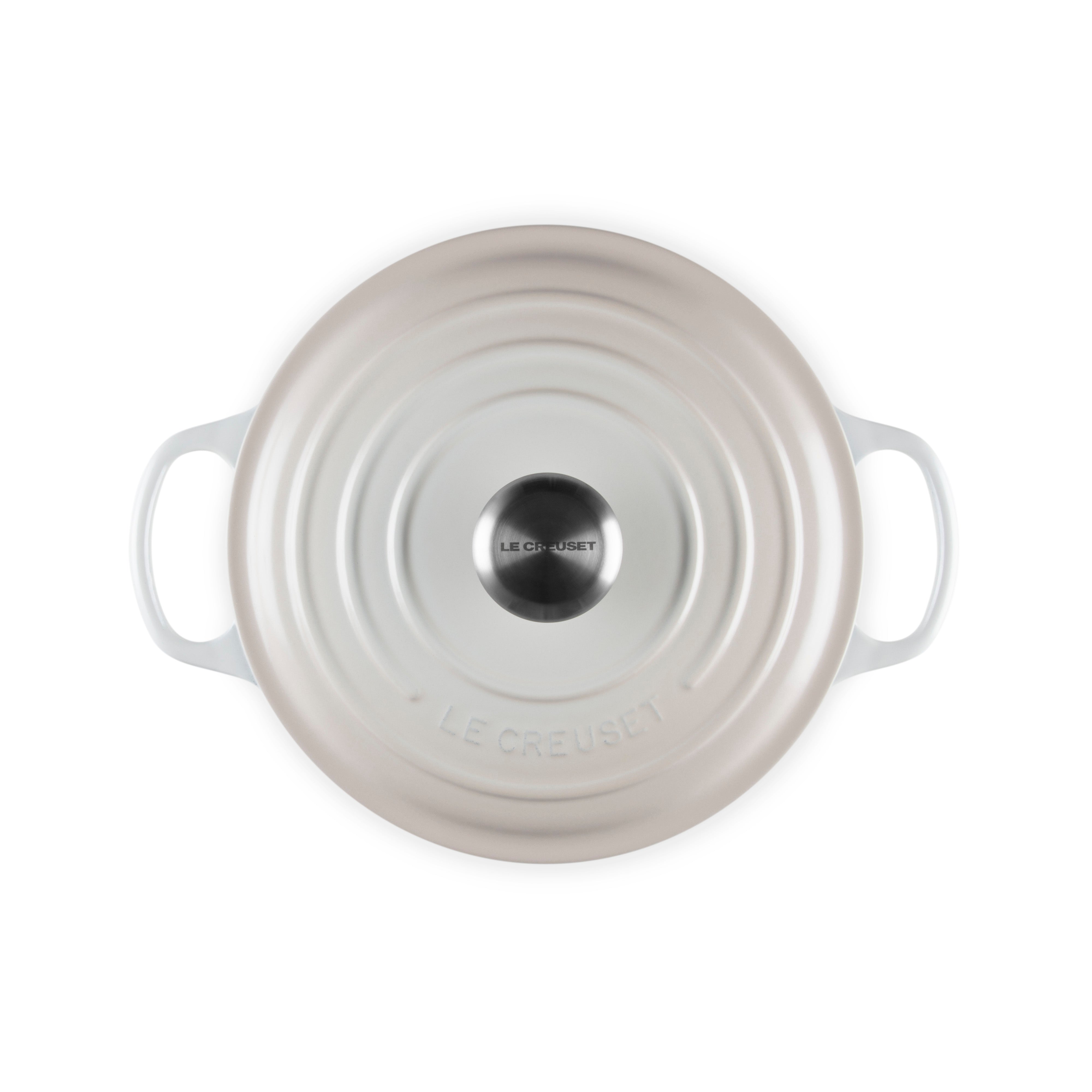 Le Creuset Signature Cast Iron Round Casserole 24cm Meringue