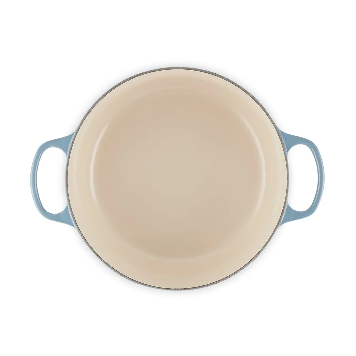 Le Creuset Signature Round Casserole Gold Knob | Chambray 28cm