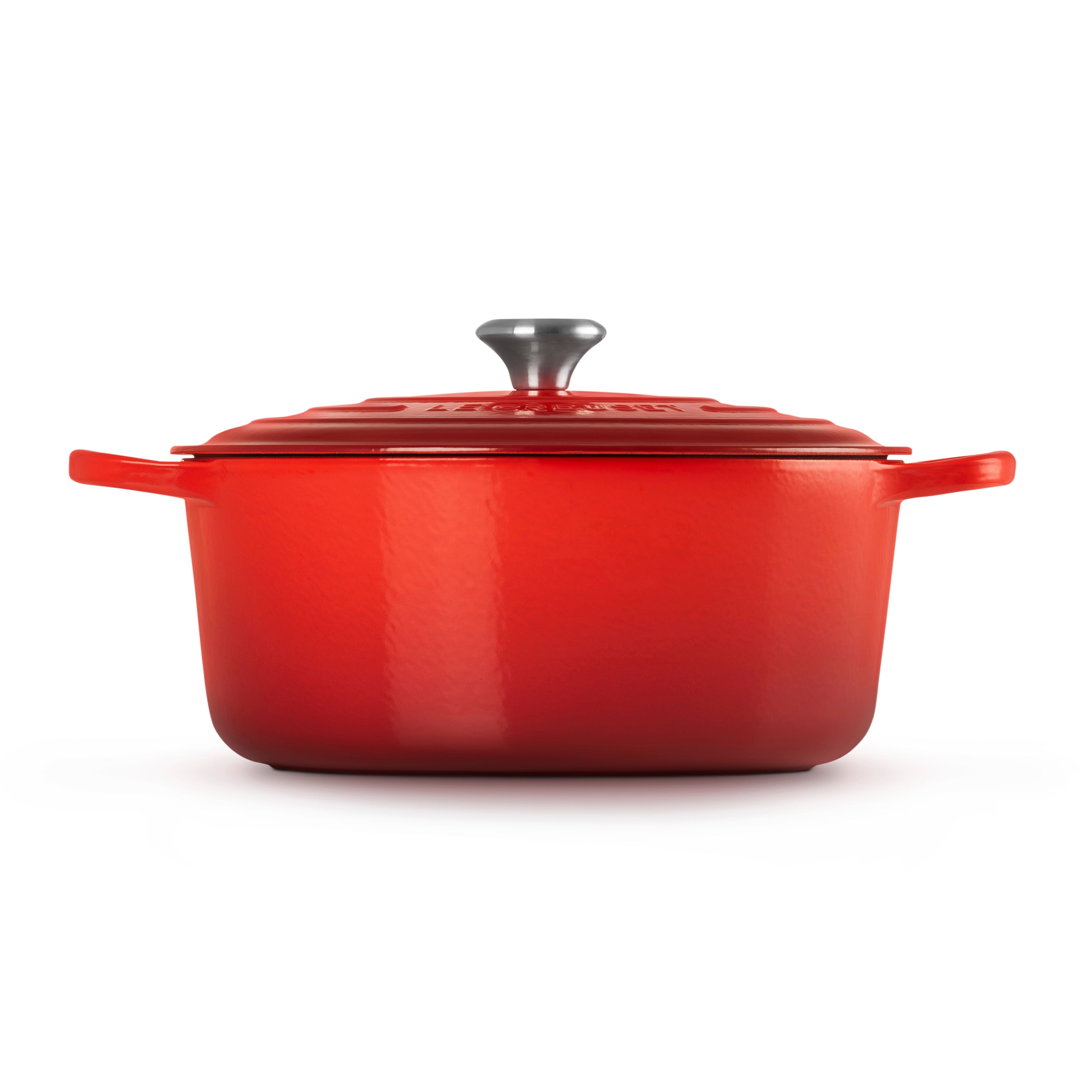 Le Creuset Signature Cast Iron Round Casserole 26cm Cerise