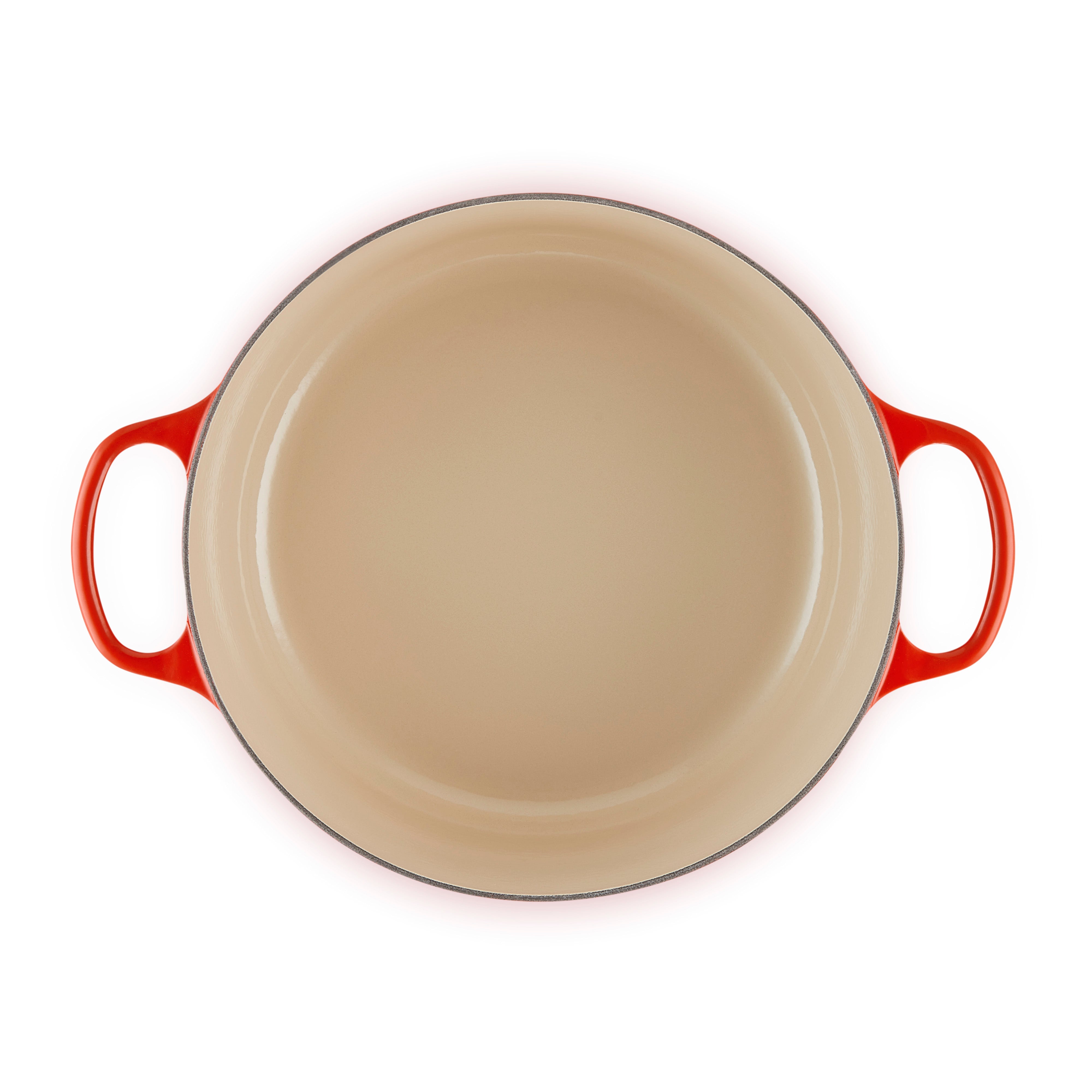 Le Creuset Signature Cast Iron Round Casserole 26cm Cerise