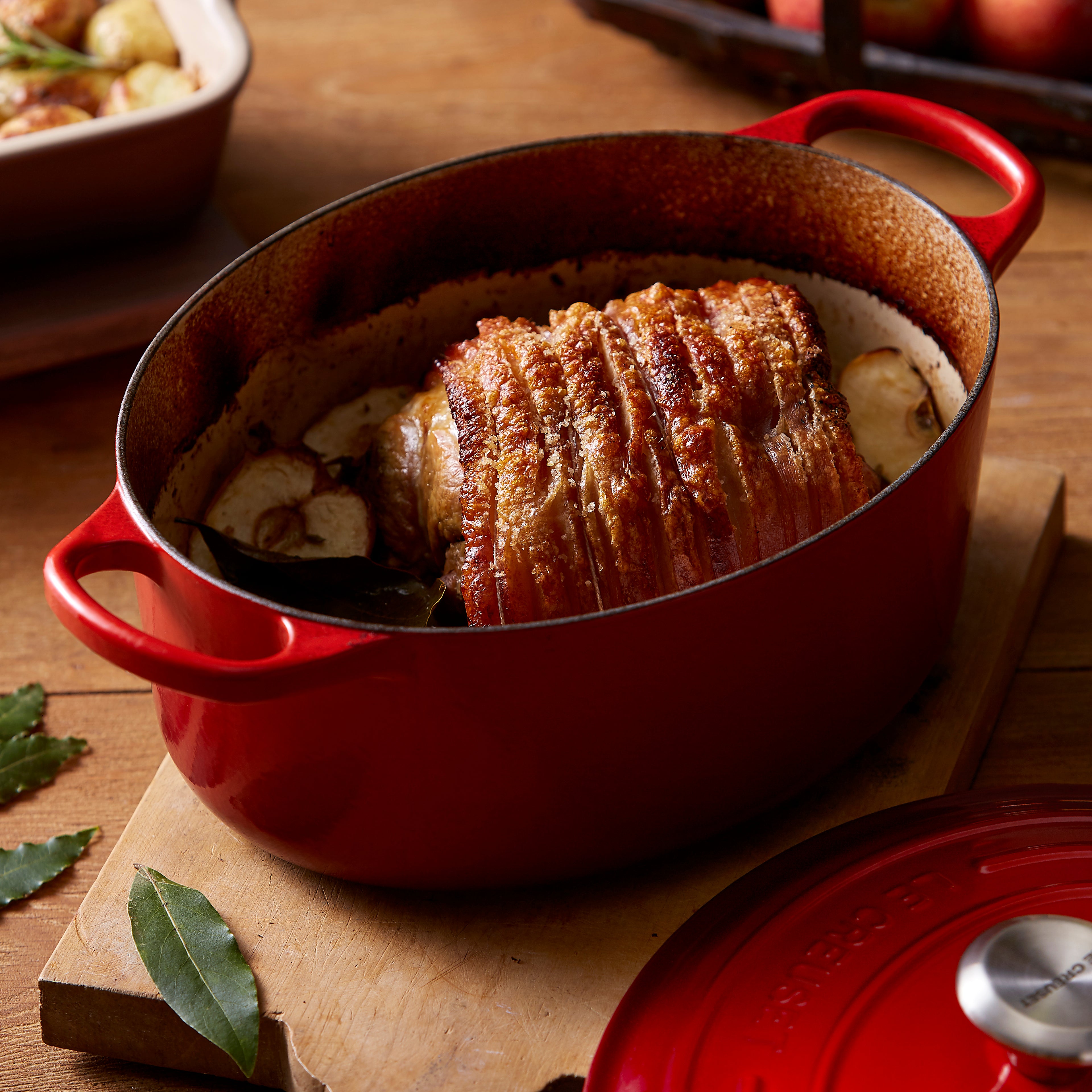 Le Creuset Signature Cast Iron Oval Casserole 27cm Cerise