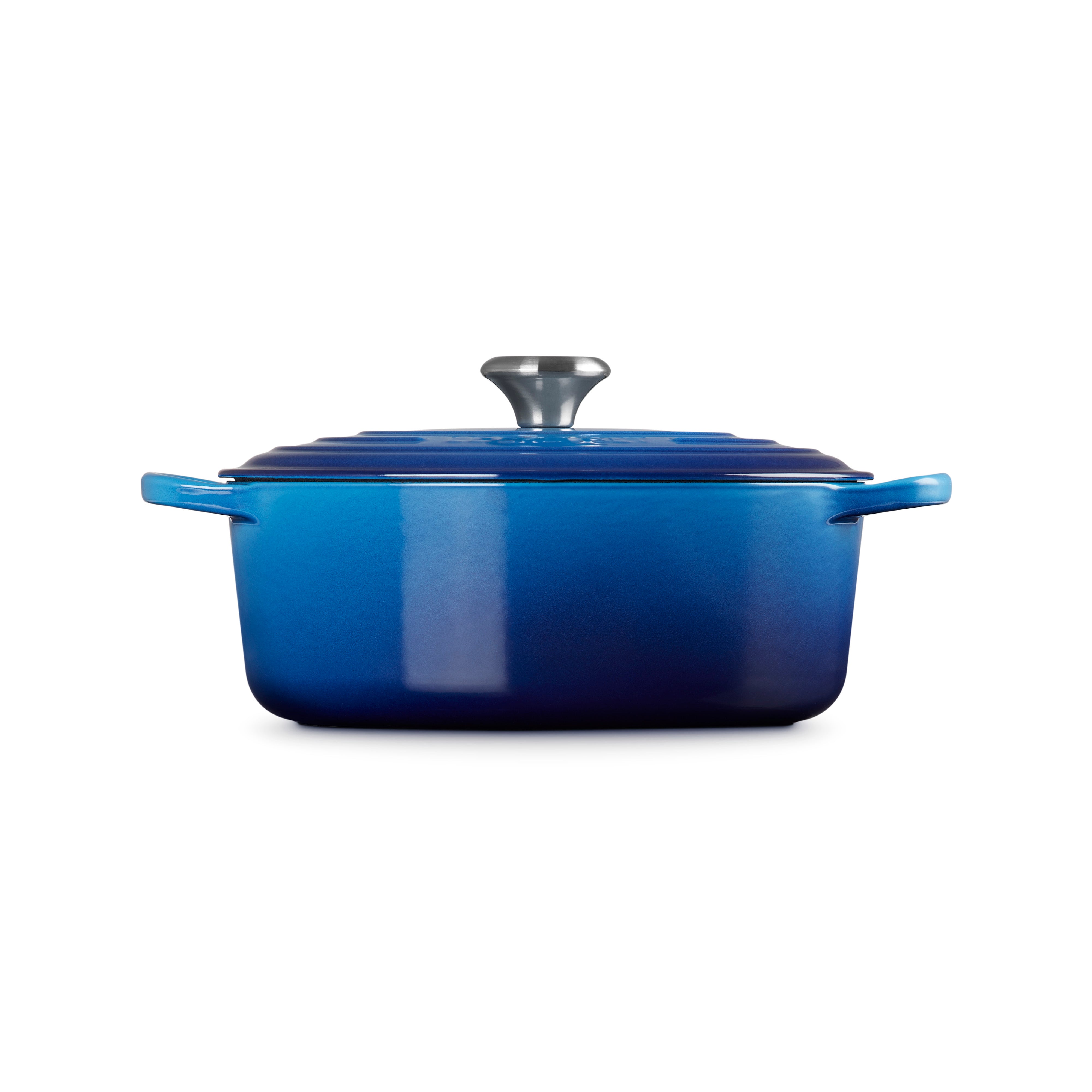 Le Creuset Signature Cast Iron Oval Casserole 27cm Azure