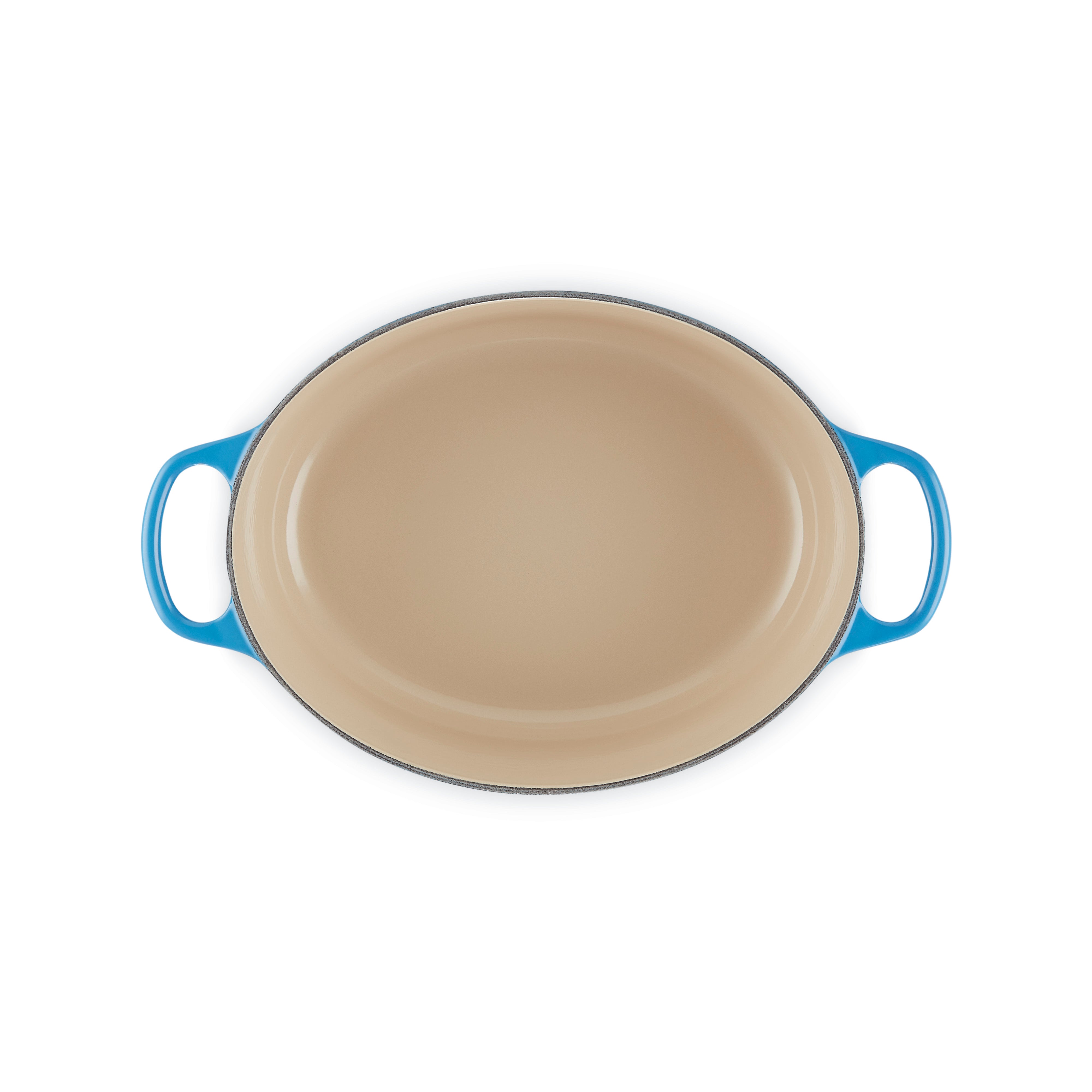 Le Creuset Signature Cast Iron Oval Casserole 27cm Azure