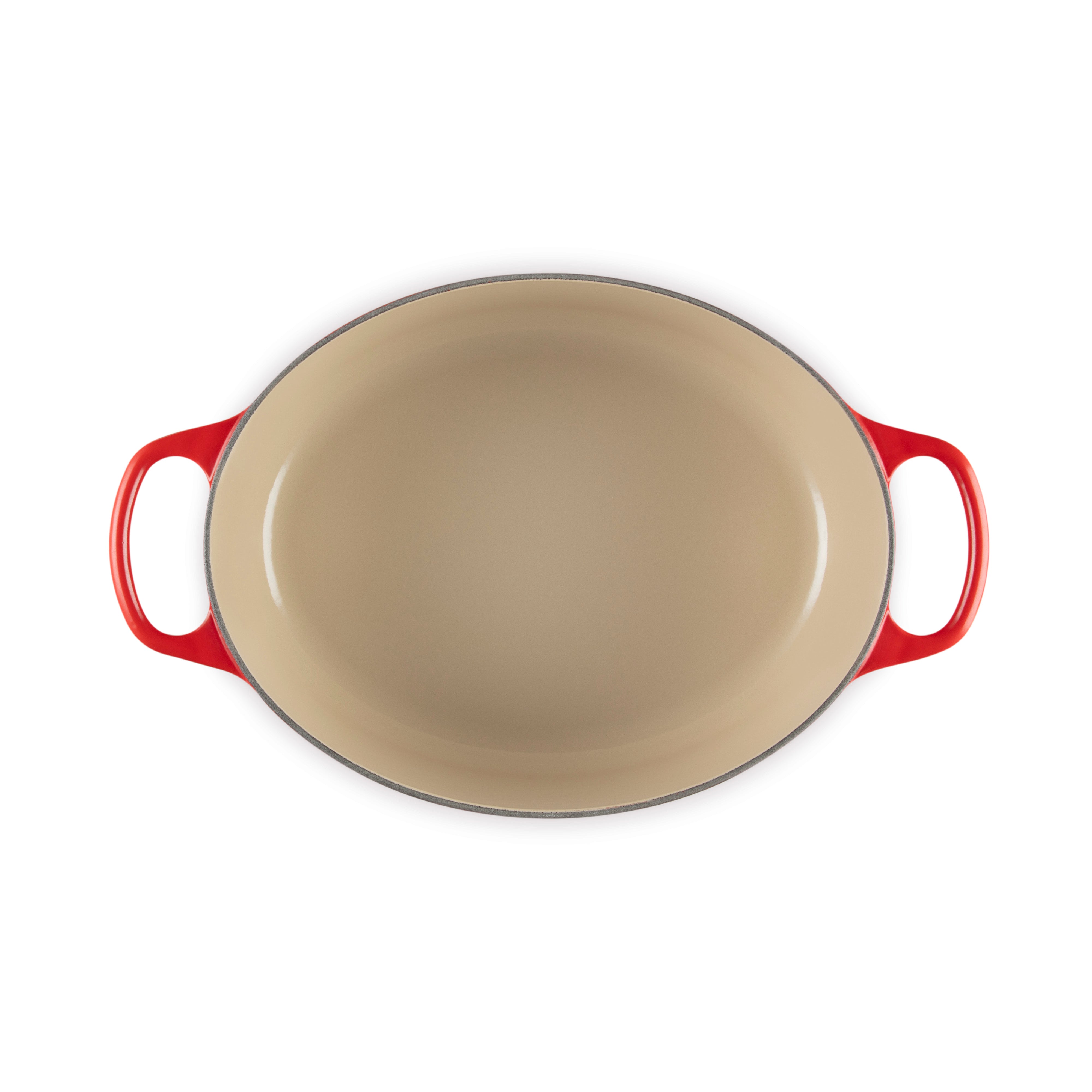 Le Creuset Signature Cast Iron Oval Casserole 27cm Cerise