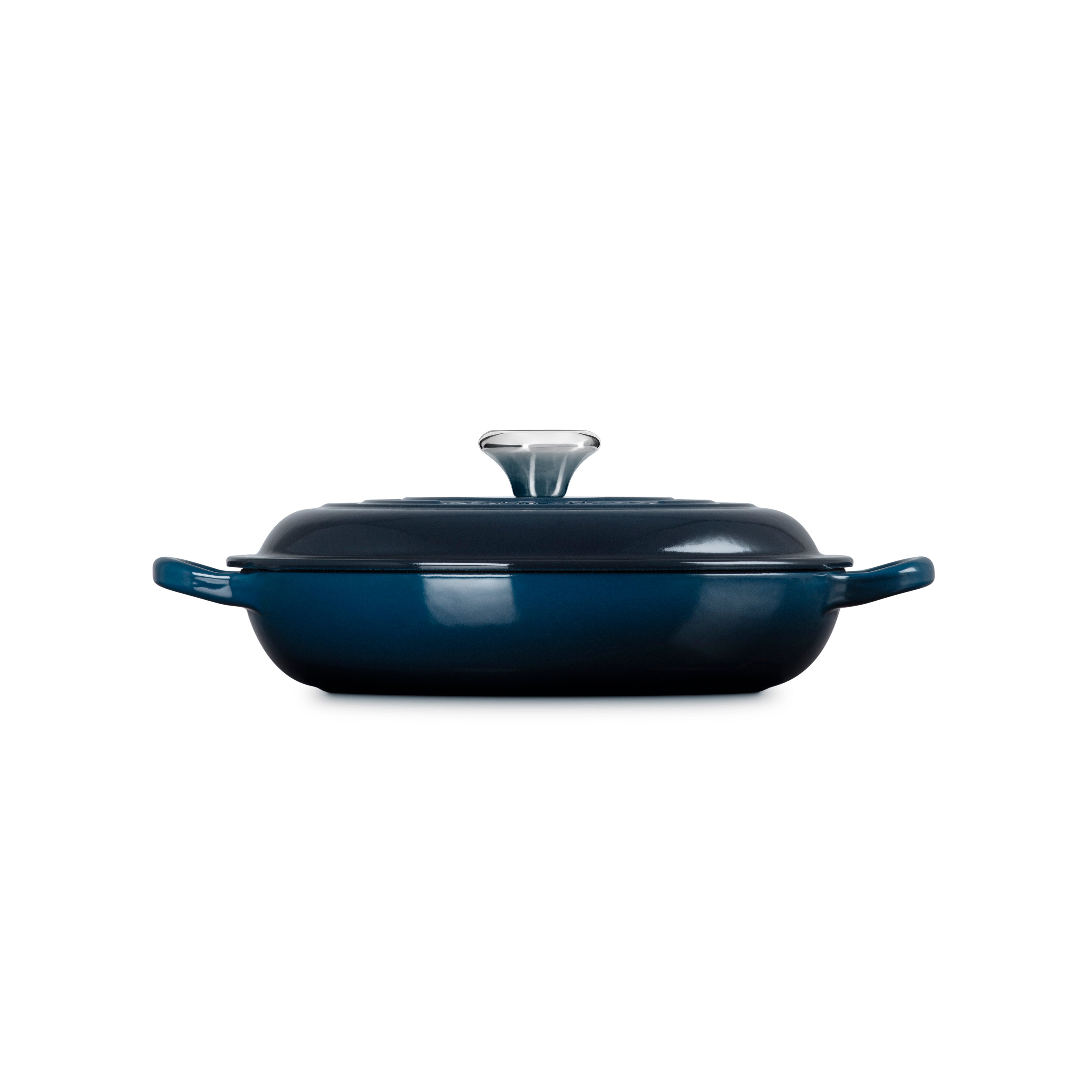 Le Creuset Signature Cast Iron Shallow Casserole 22cm Nuit