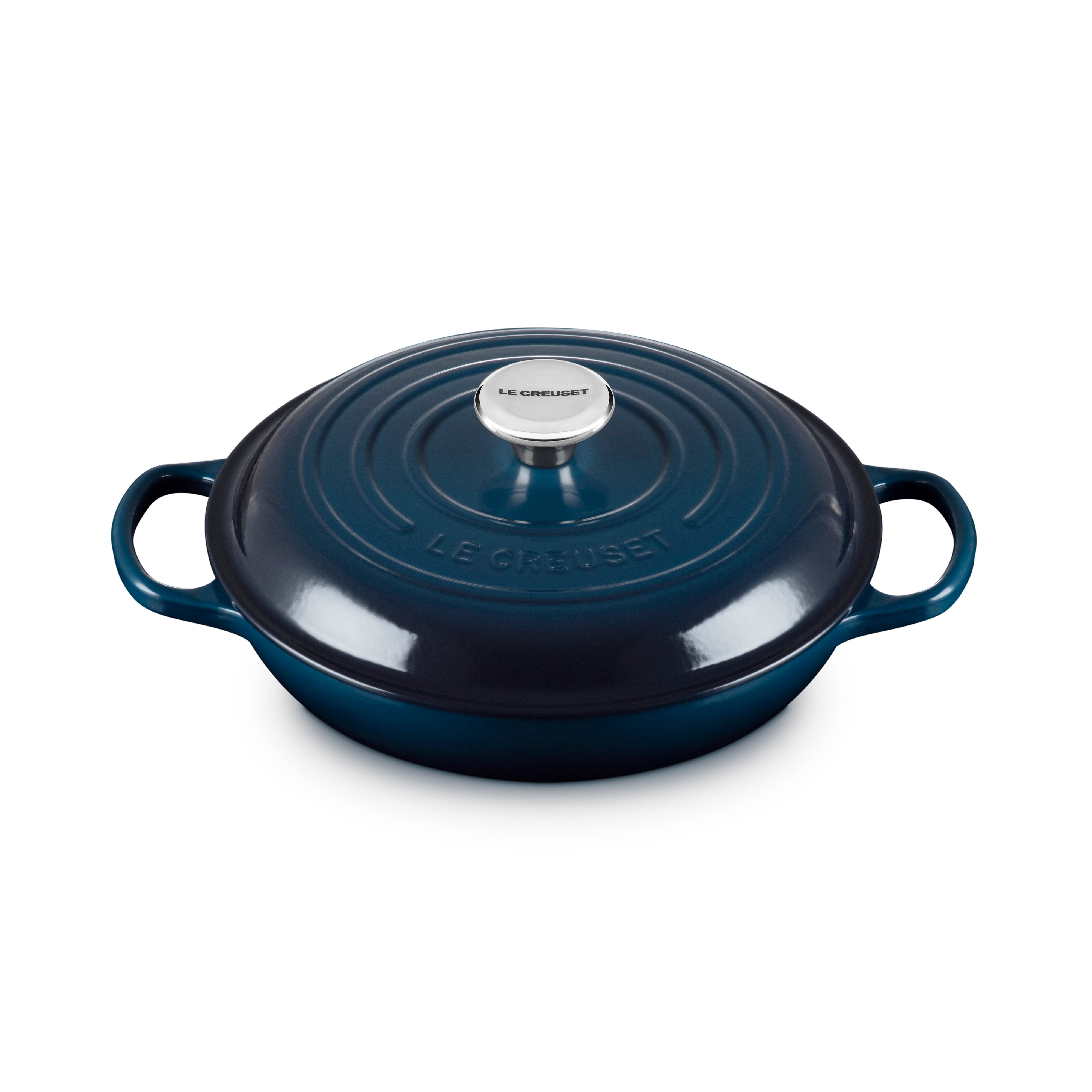 Le Creuset Signature Cast Iron 26cm Shallow Casserole Nuit