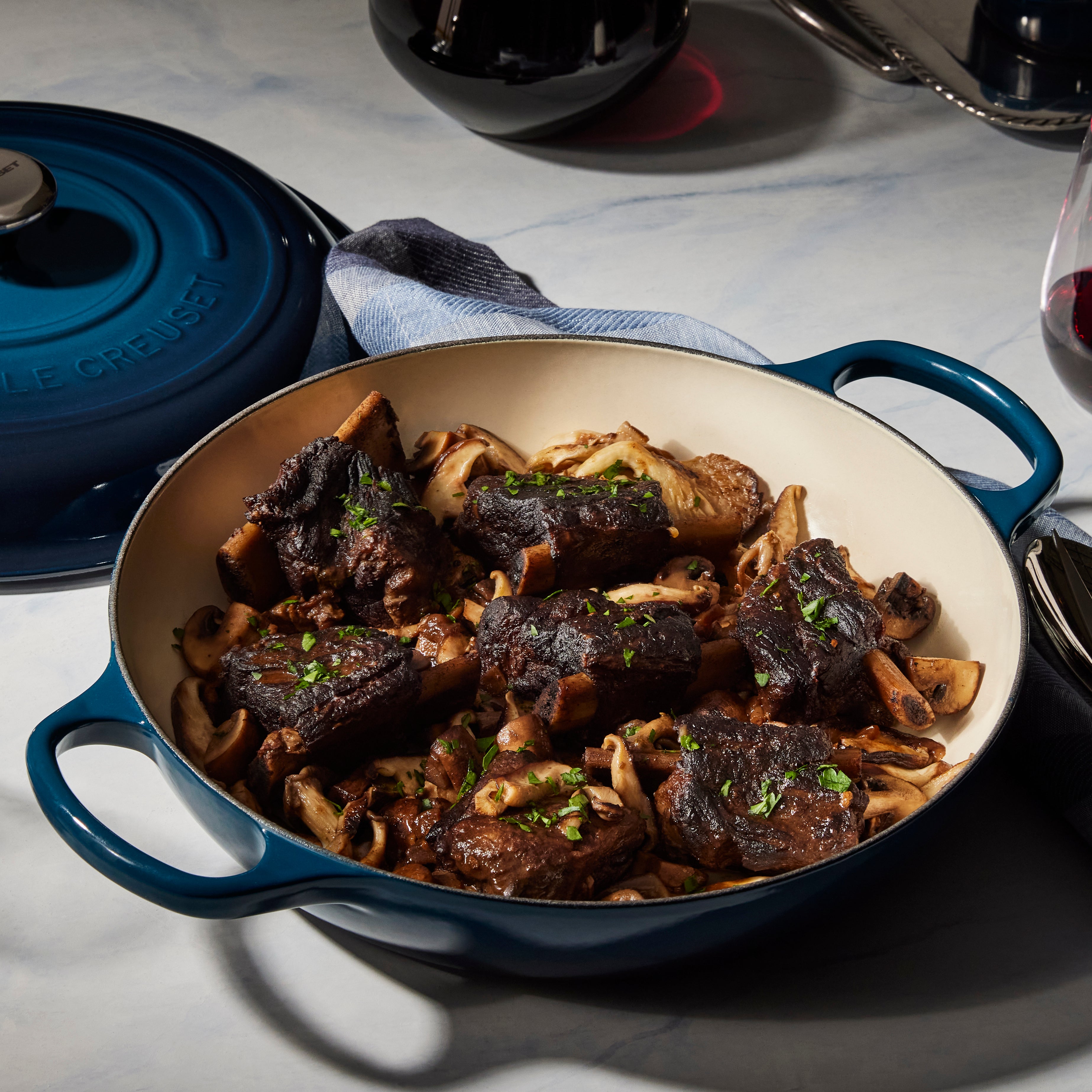 Le Creuset Signature Cast Iron 26cm Shallow Casserole Nuit