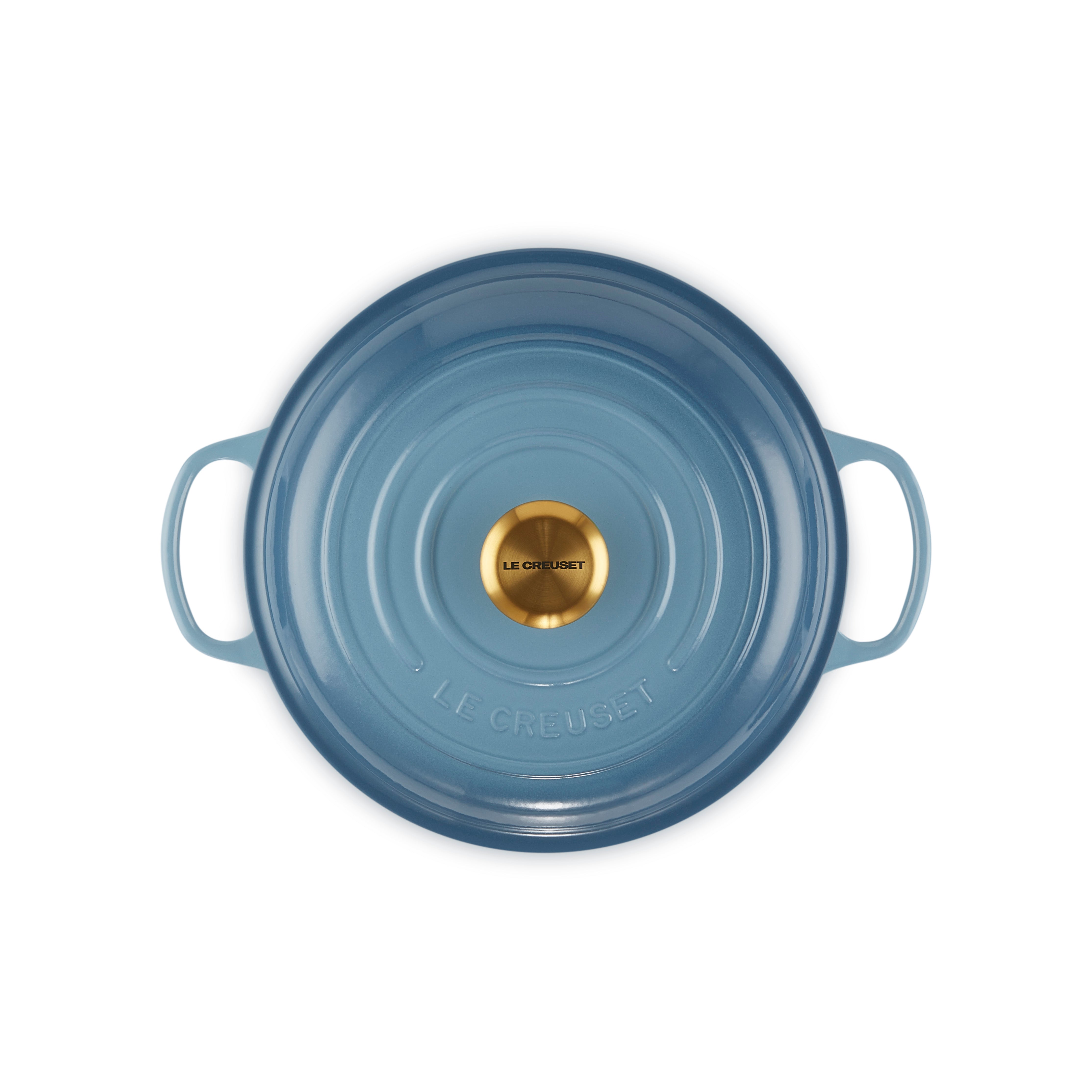 Le Creuset Signature Cast Iron Shallow Casserole | Chambray 30cm/3.5L