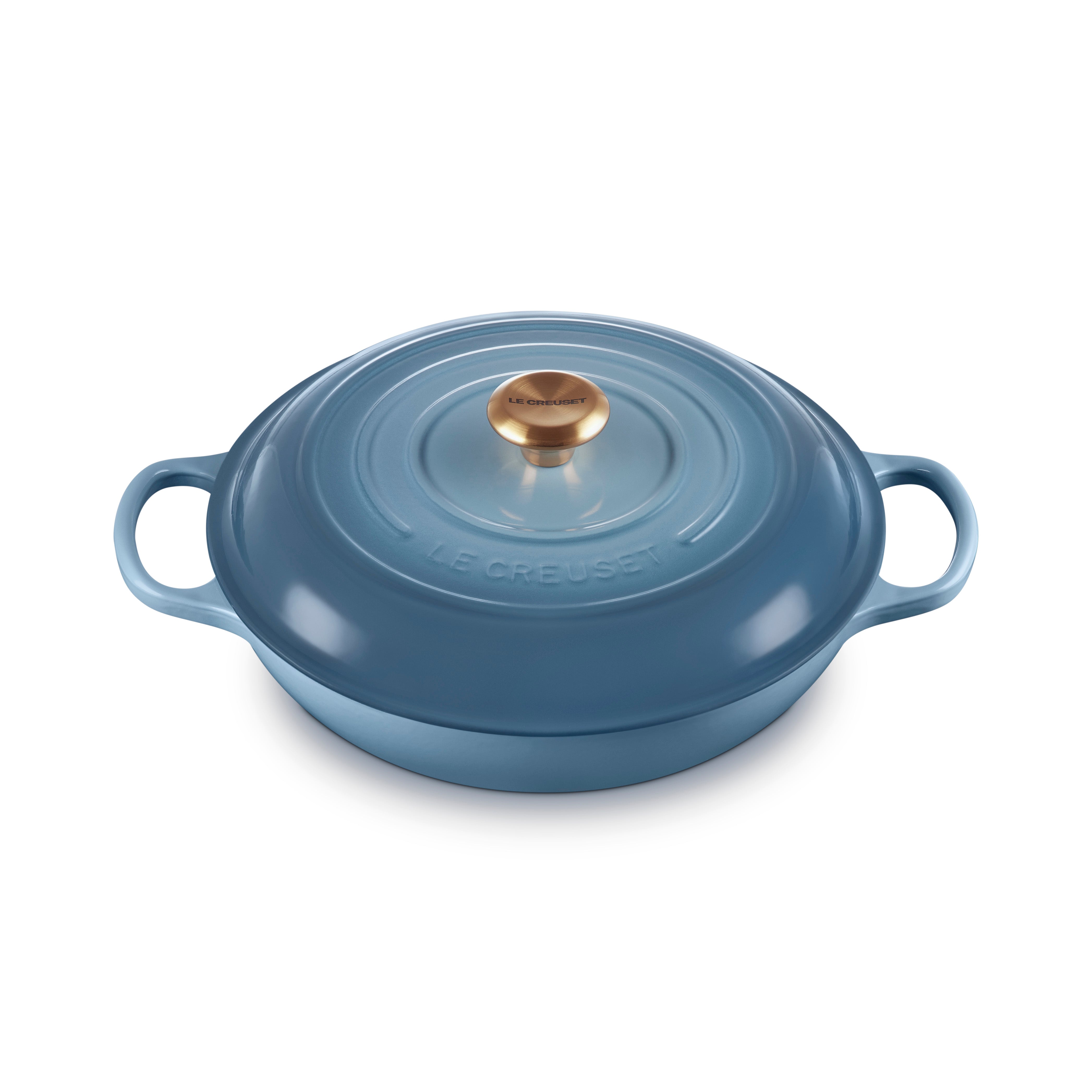 Le Creuset Signature Cast Iron Shallow Casserole | Chambray 30cm/3.5L