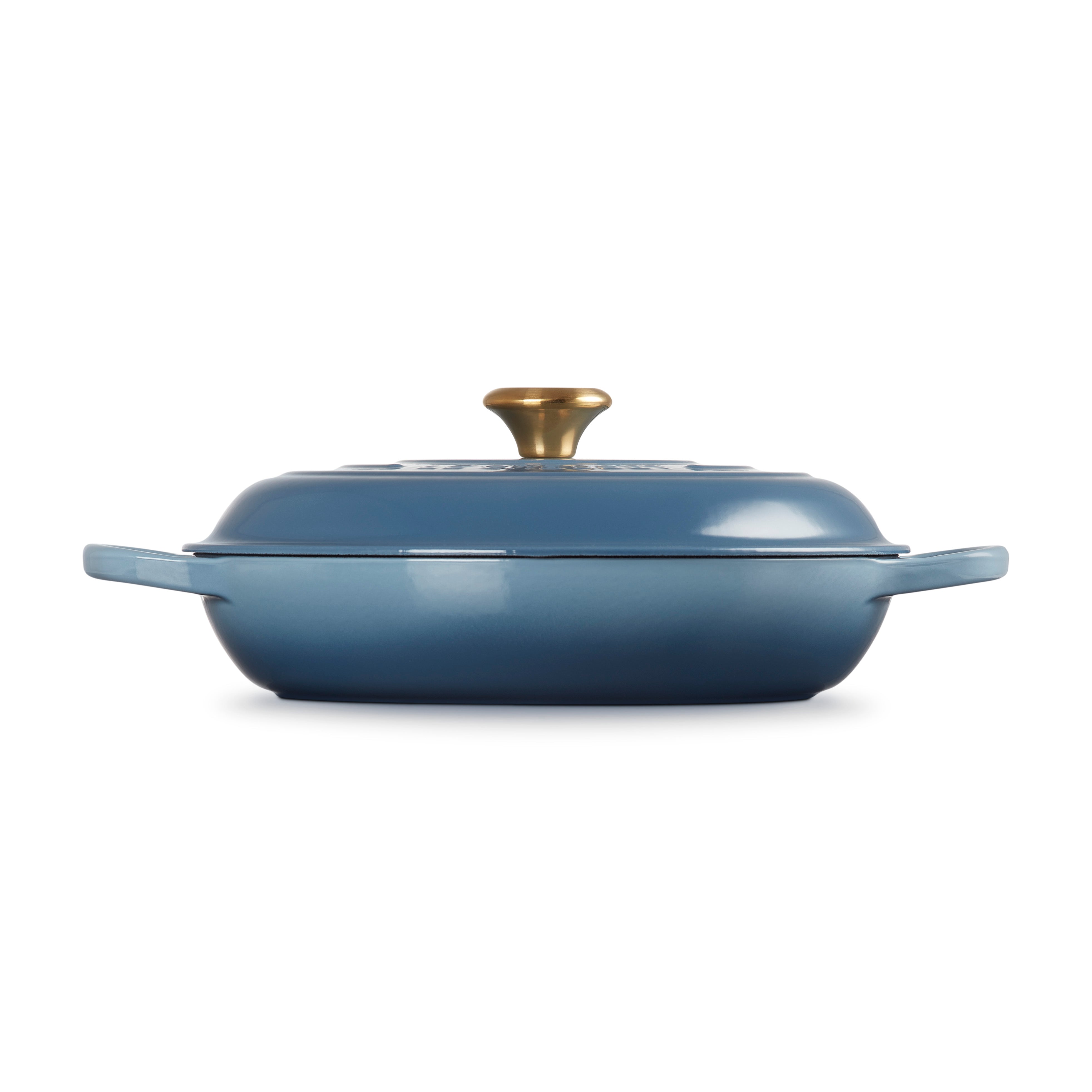 Le Creuset Signature Cast Iron Shallow Casserole | Chambray 30cm/3.5L