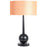 Black & Orange Table Lamp