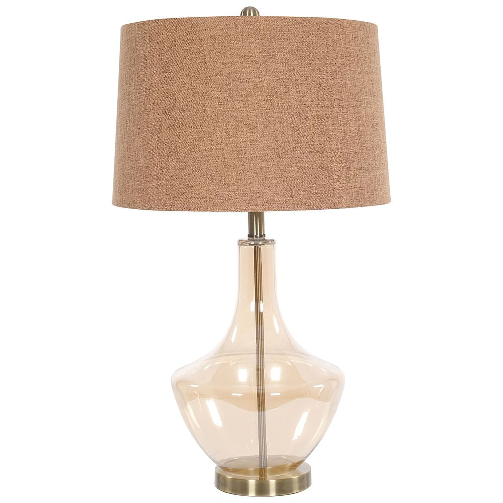 Gold Glass Table Lamp