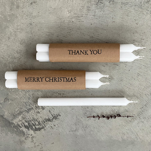 Merry Christmas | Wrapped Candles