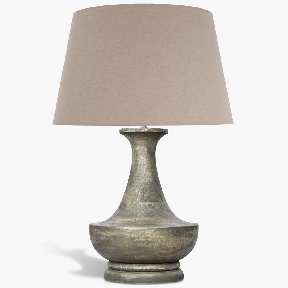Device Grey | Wooden Table Lamp