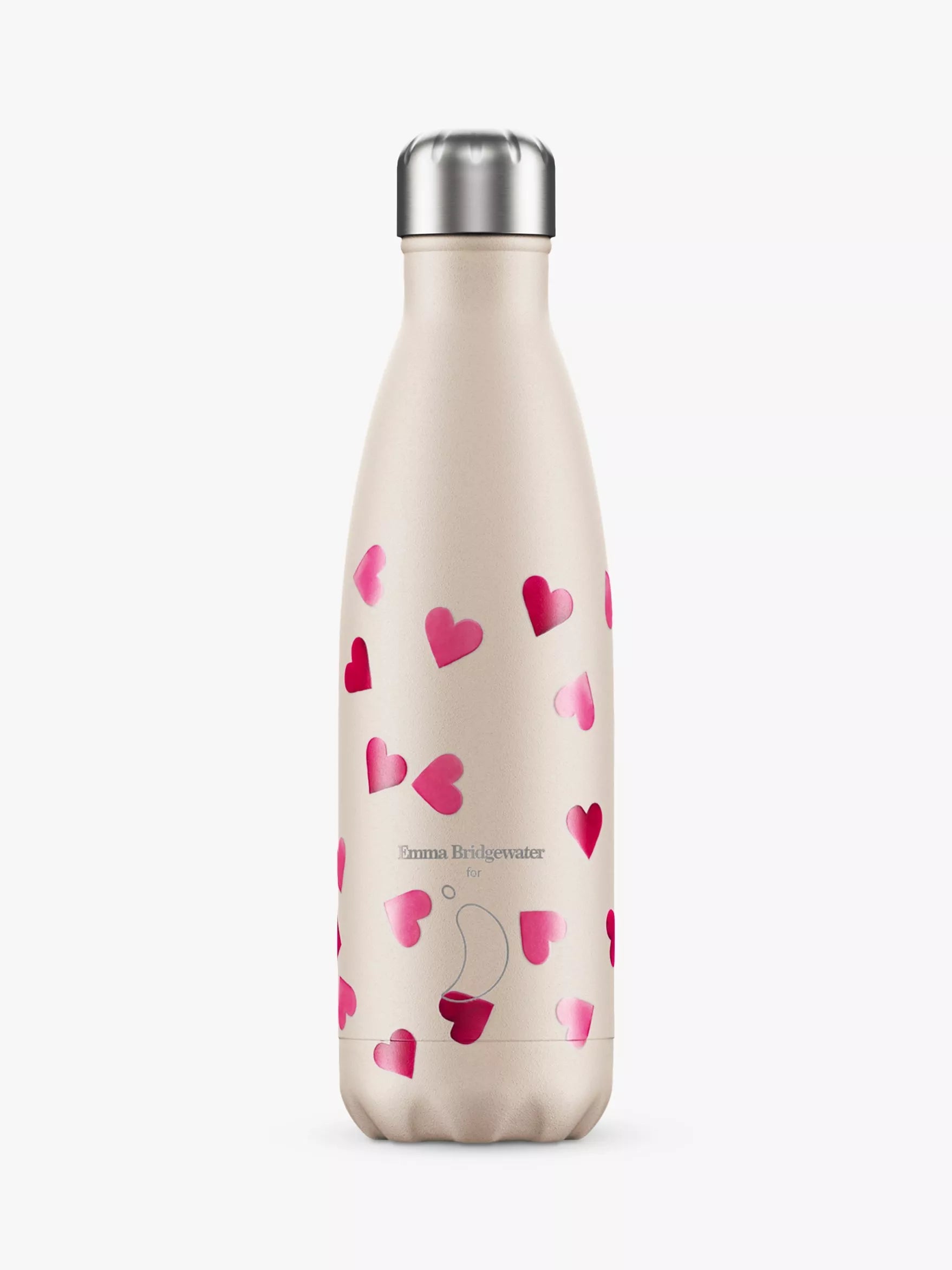 Chilly's X Emma Bridgewater | Pink Hearts Insulated Bottle