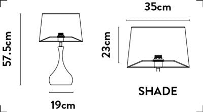 Mother Of Pearl Table Lamp