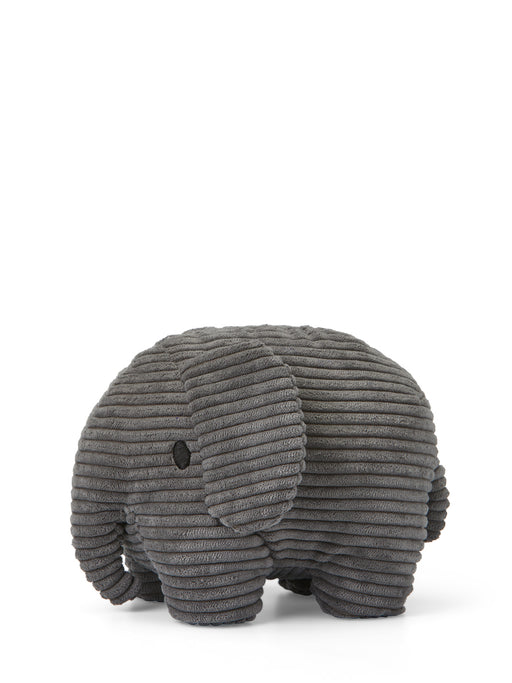 Grey Corduroy Elephant