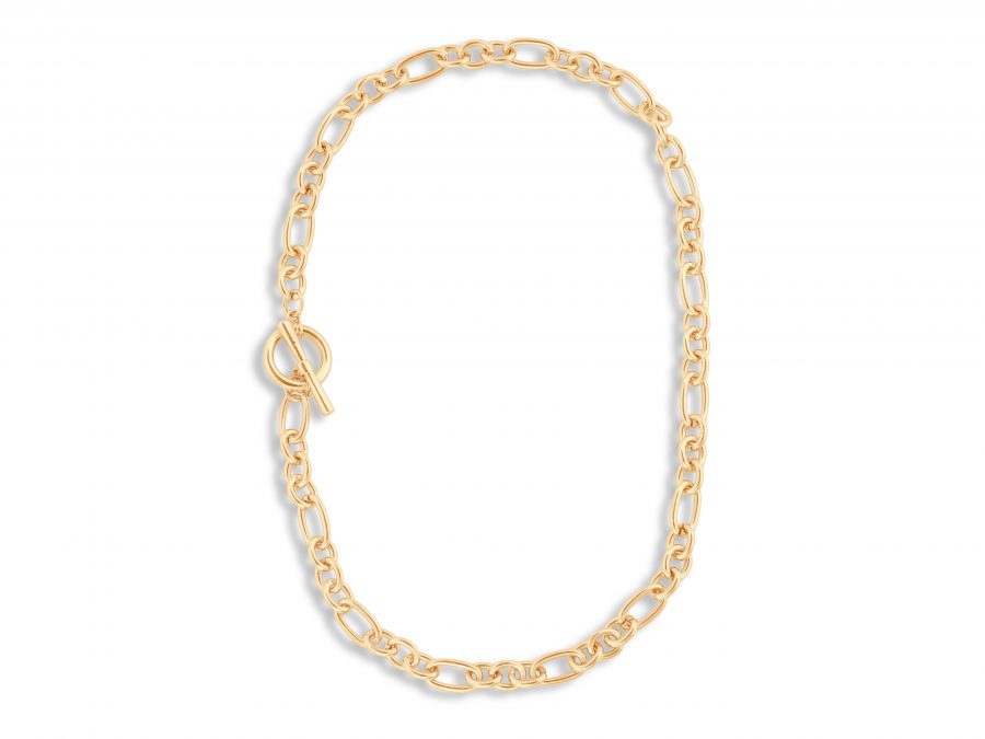 Maud Curb T Bar Necklace