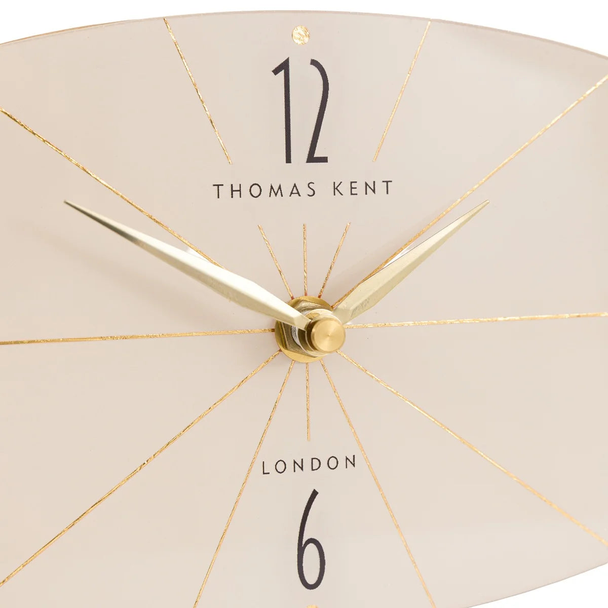 Greenwich Mantel Clock | Oak Stripe