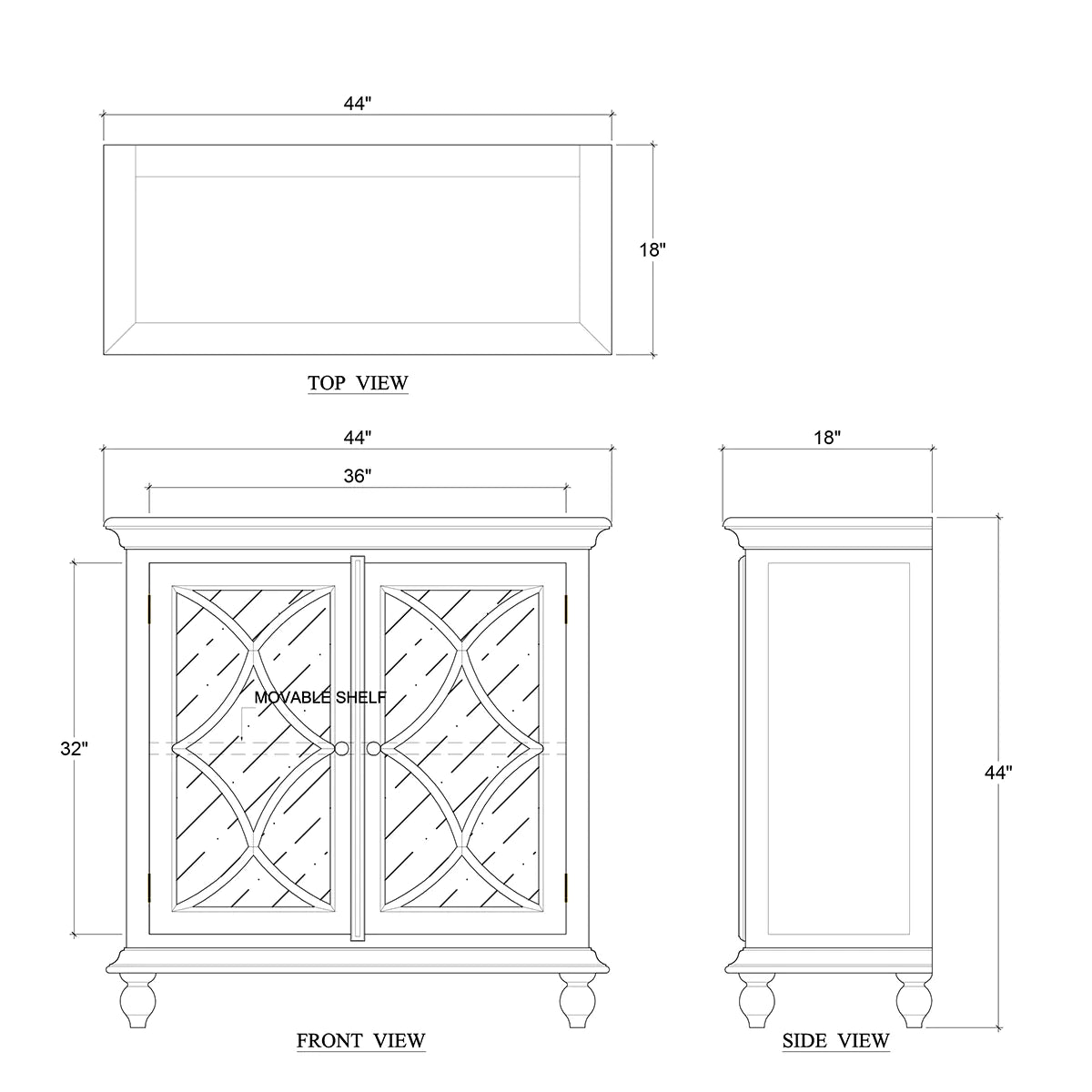 Hamilton 2 Door Sideboard