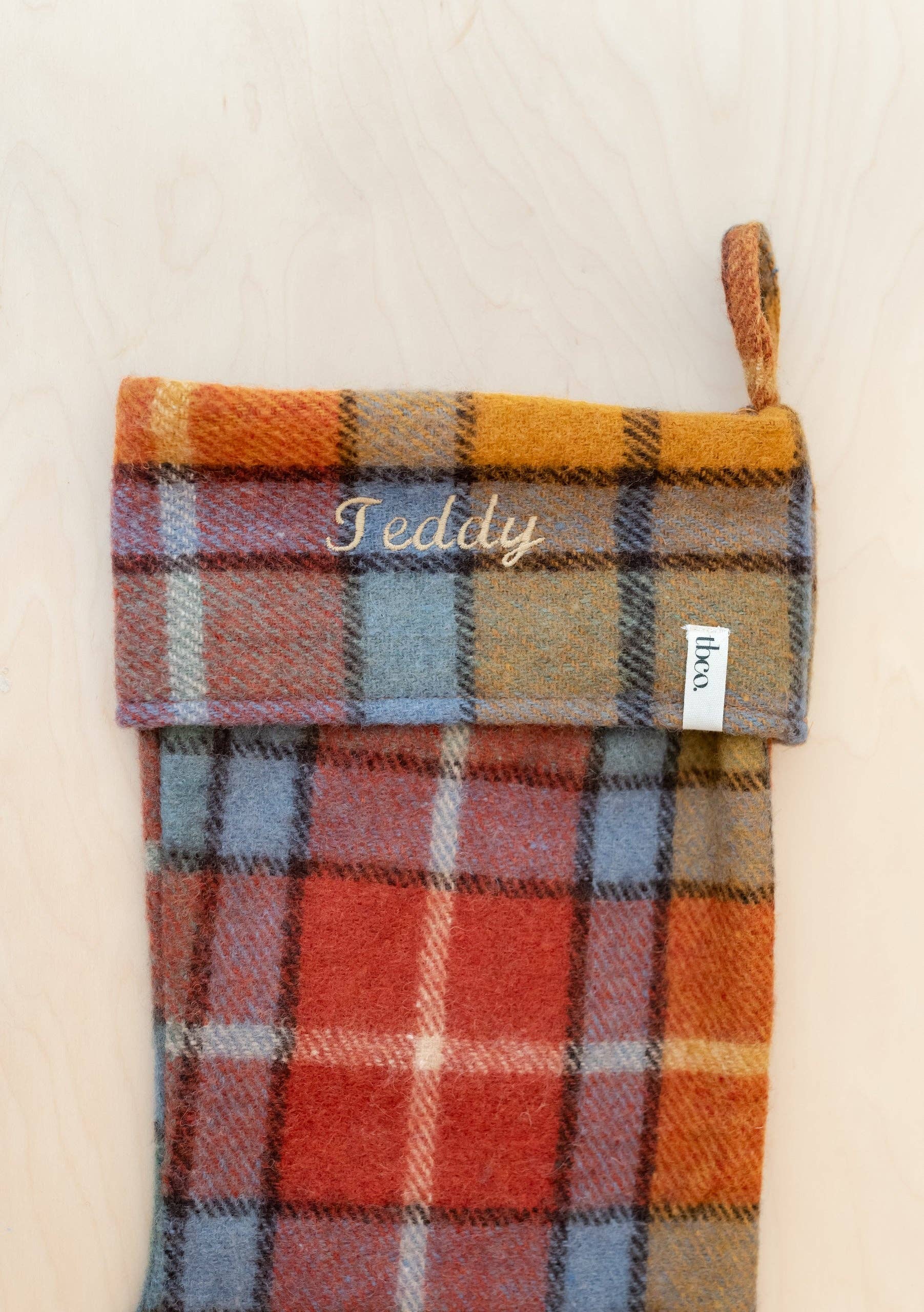 Recycled Wool Christmas Stocking in Buchanan Antique Tartan