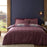 Brushed Melrose Tweed Check Duvet Covers | Plum