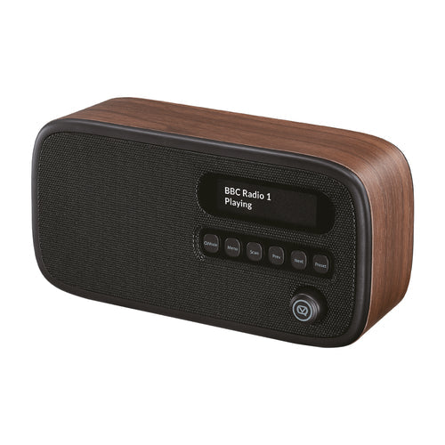 VQ Portable DAB + Digital Radio - Walnut
