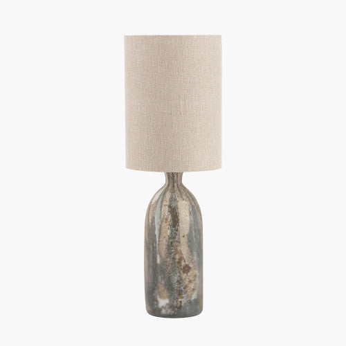 Palmino Brown Tall Organic Glass Bottle |Table Lamp