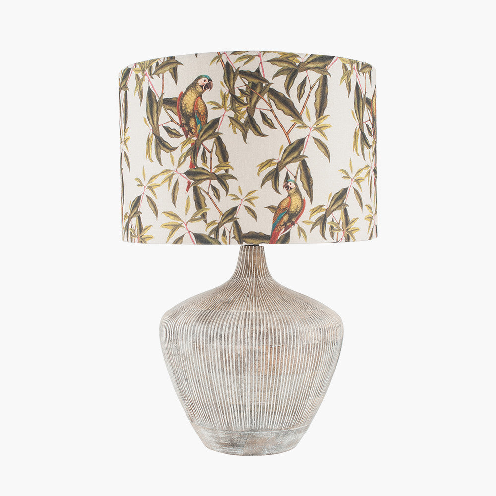 Manaia Textured Lamp Base | White