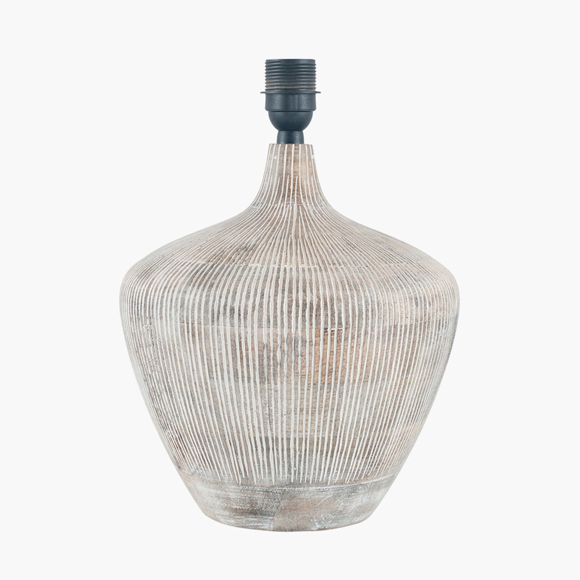 Manaia Textured Lamp Base | White