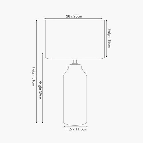 Bethan | Mustard Table Lamp