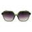 Emerald Green Hexagon Sunglasses