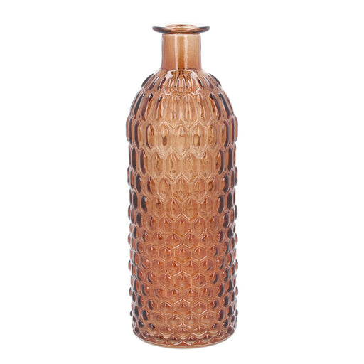 Honeycomb Amber Vase