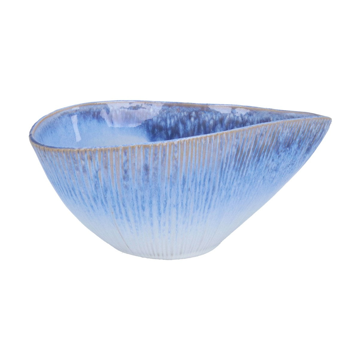 Blue Ombre Shell Bowl | Large