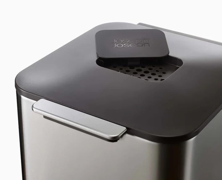 Totem Compact 40L Stainless-steel Waste & Recycling Bin | Stainless Steal