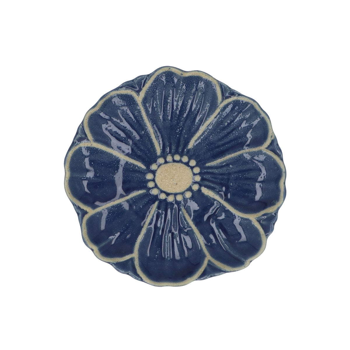 Flower Plate | Navy