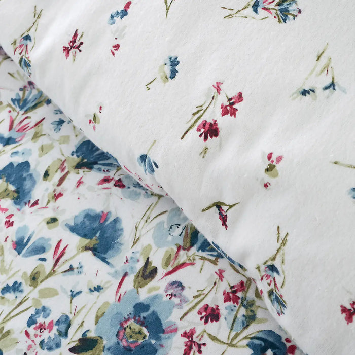 Ophelia Floral Blue Duvet Covers