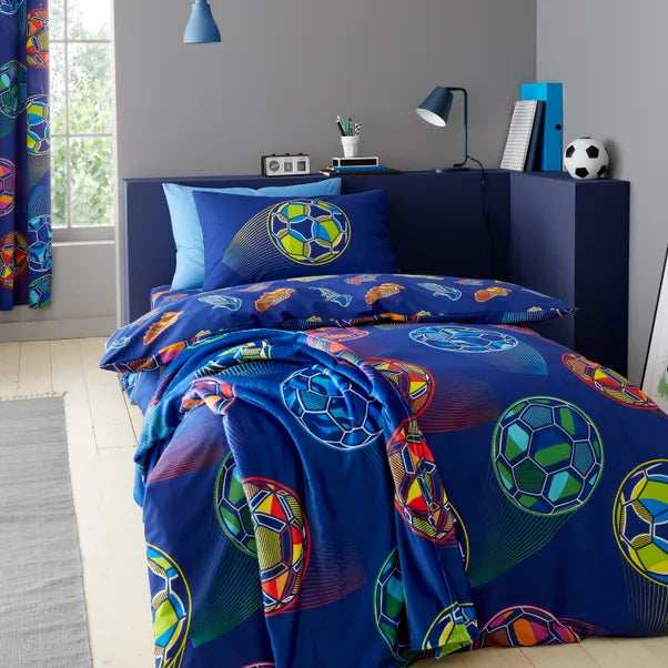 Bright Football Duvet Set