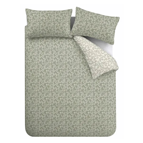 Shadow Leaves Green | Duvet Set