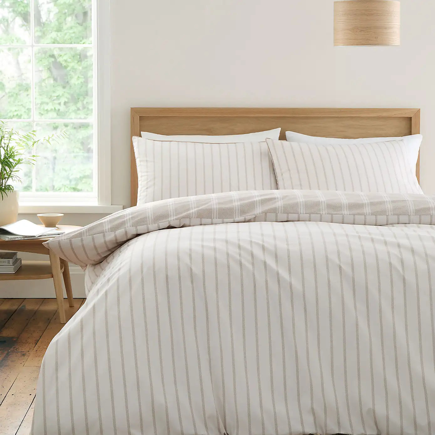 Ashford Natural Stripe | Duvet Covers