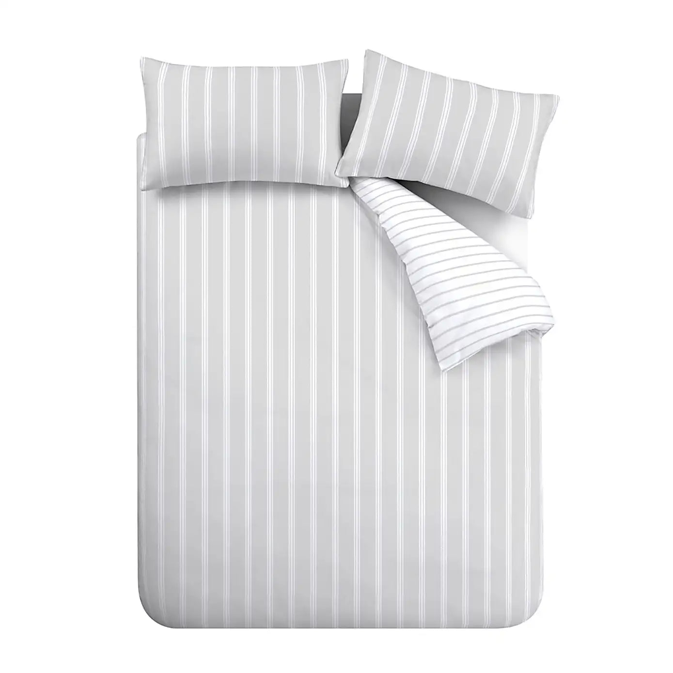 Ashford Silver Stripe | Duvet Covers