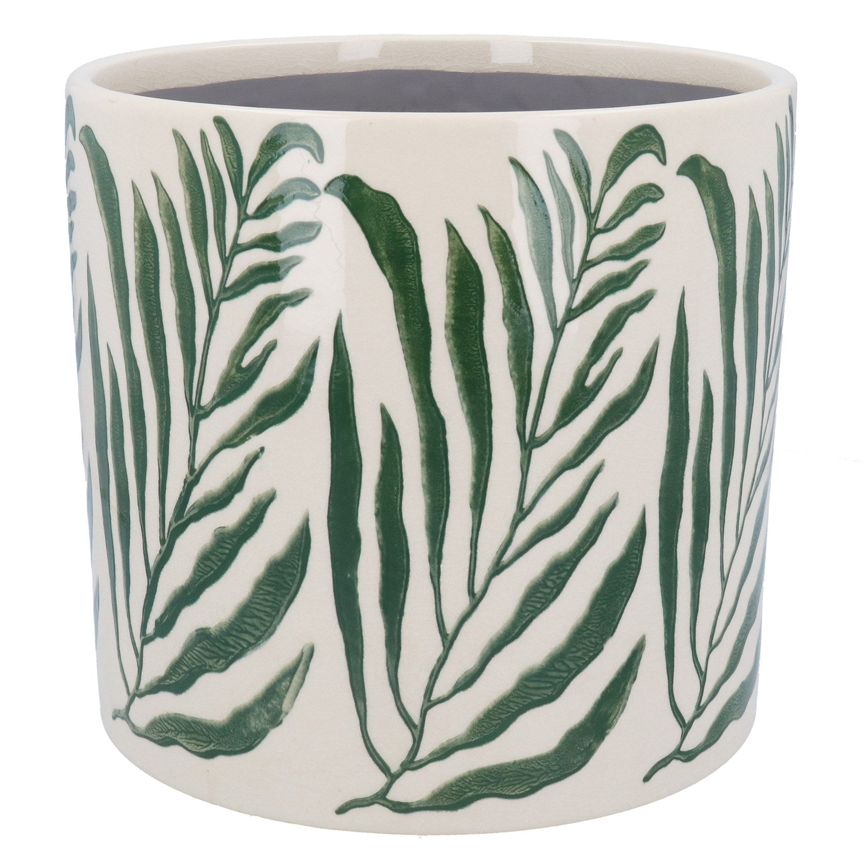 Green Branch | Ceramic Plant Pot