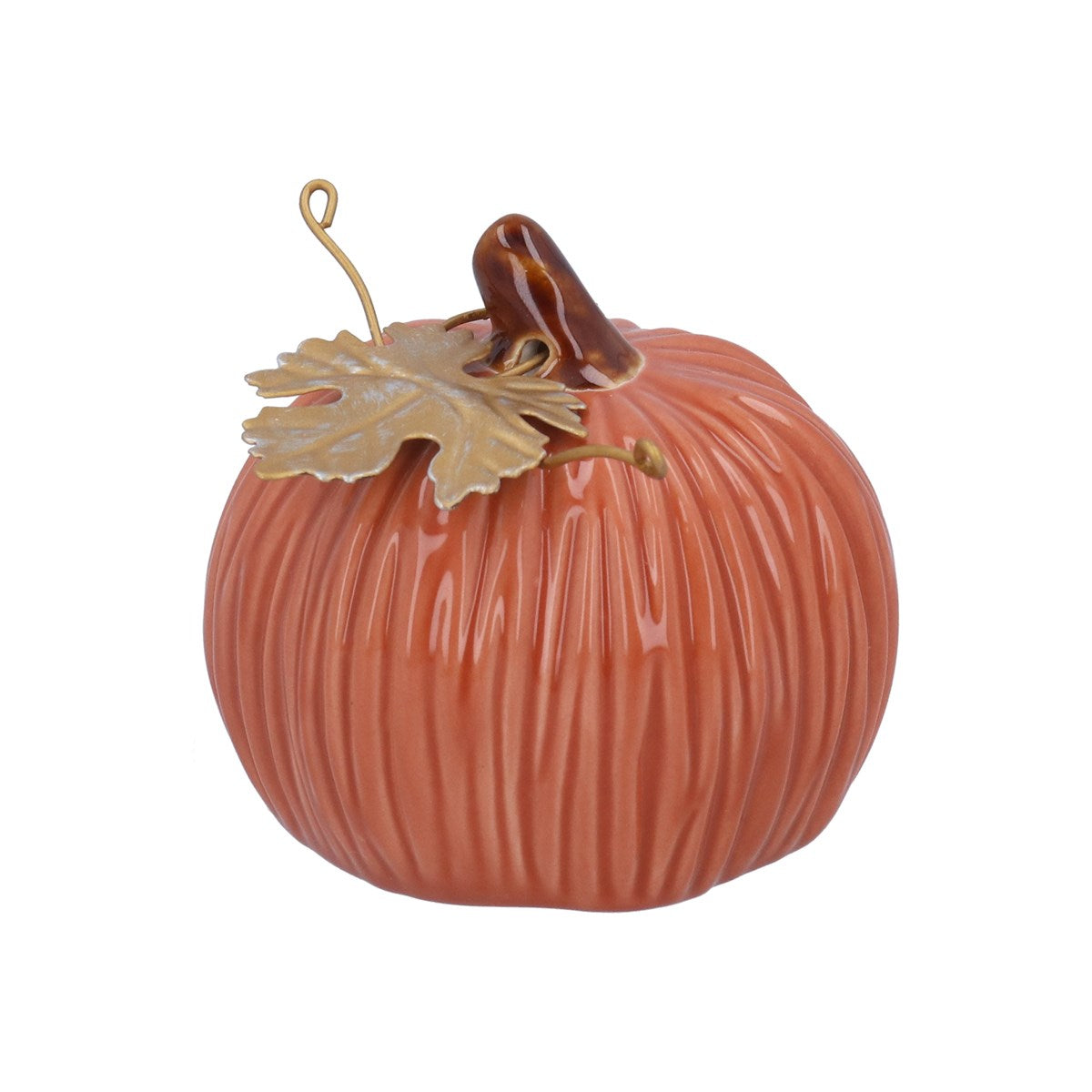Gold Leaf Pumpkin | Orange
