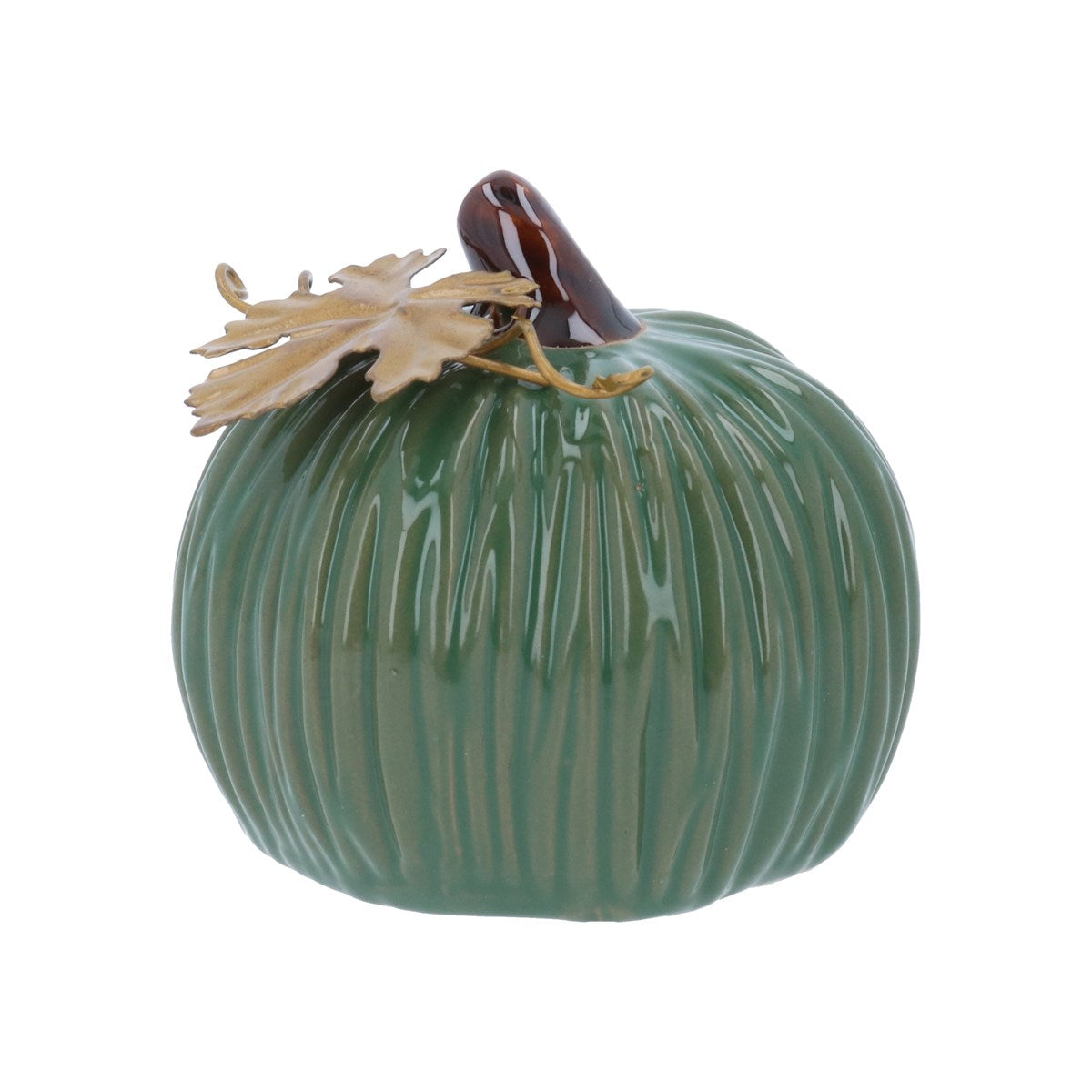 Gold Leaf Pumpkin | Green