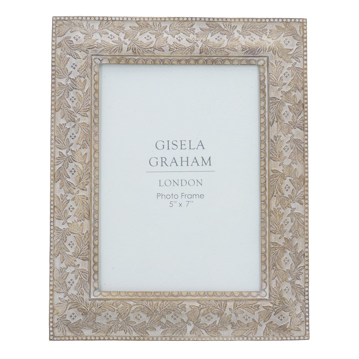 Taupe Leaf Photo Frame | 5 x 7