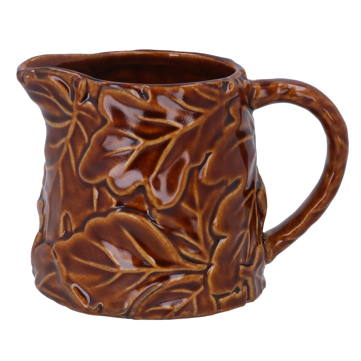 Brown Leaf Jug